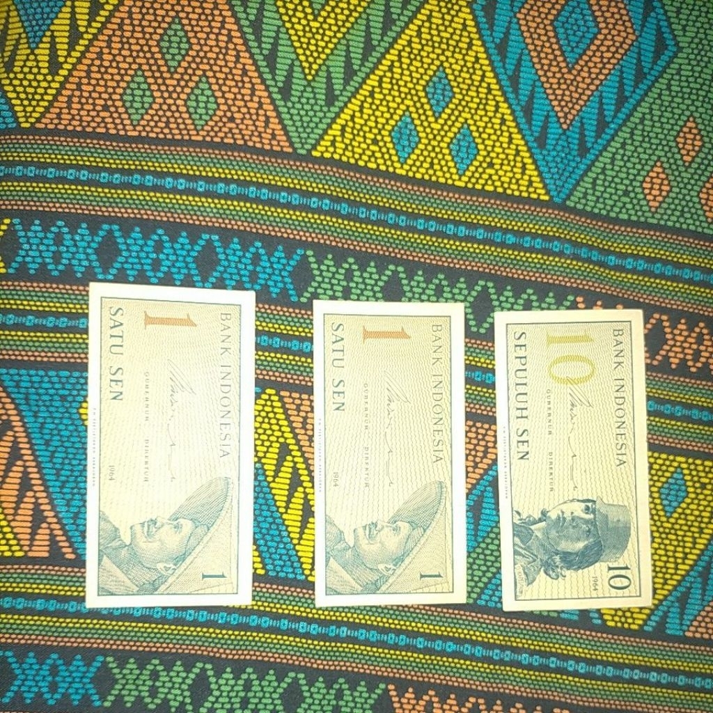 paket uang kuno tahun 1964
