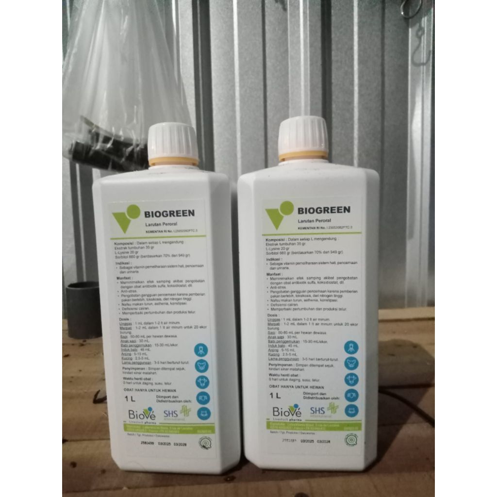 Biogreen SHS 1L Suplemen Hewan