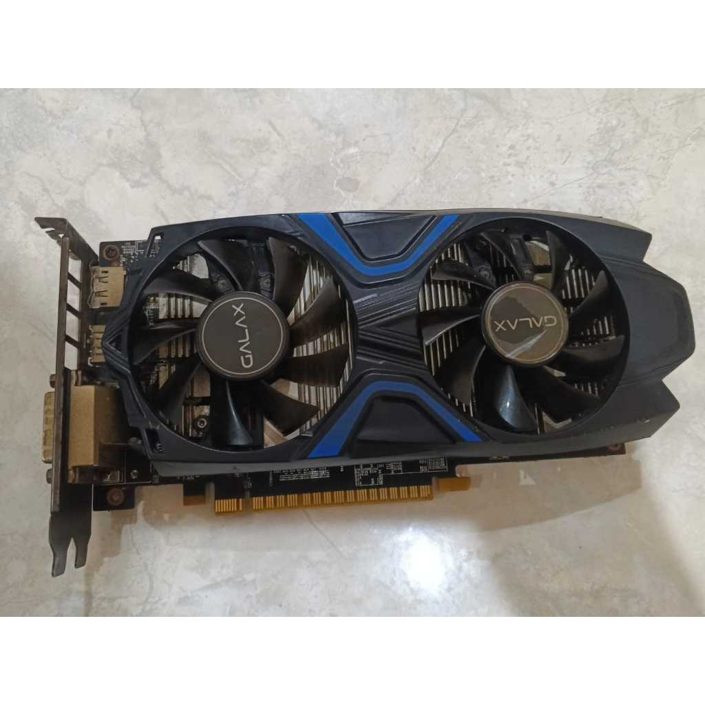 VGA Nvidia GALAX GeForce GTX 1050 Ti 1050Ti EXOC Bekas Second Masalah
