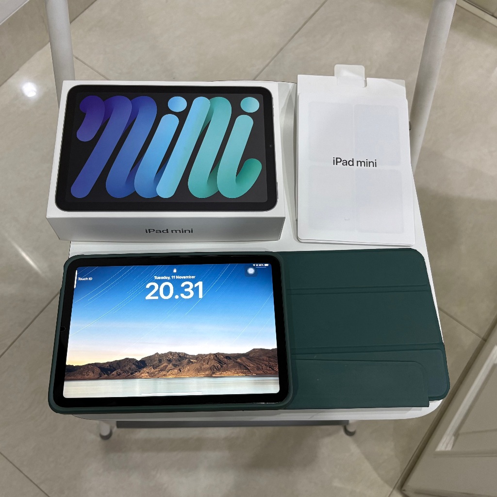 Apple iPad Mini 6 WIFI 256Gb Space Grey Preloved Dijual Cepat Second Ipad Bekas