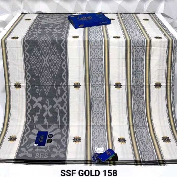New Product Sarung Bhs Cosmo Hitam Gold Polos Bhs Classic Grade Gold Silver Sarung Santri Dewasa