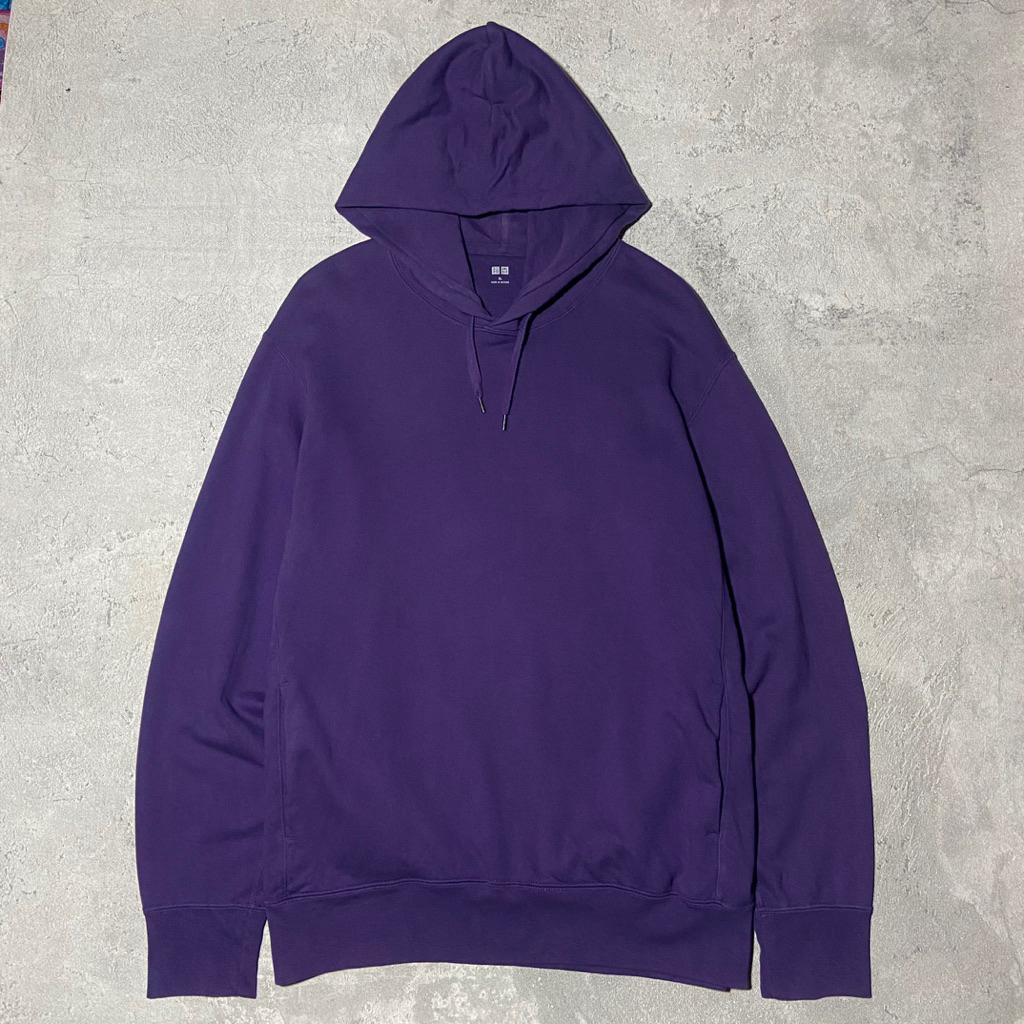 HOODIE UNIQLO UNGU XL