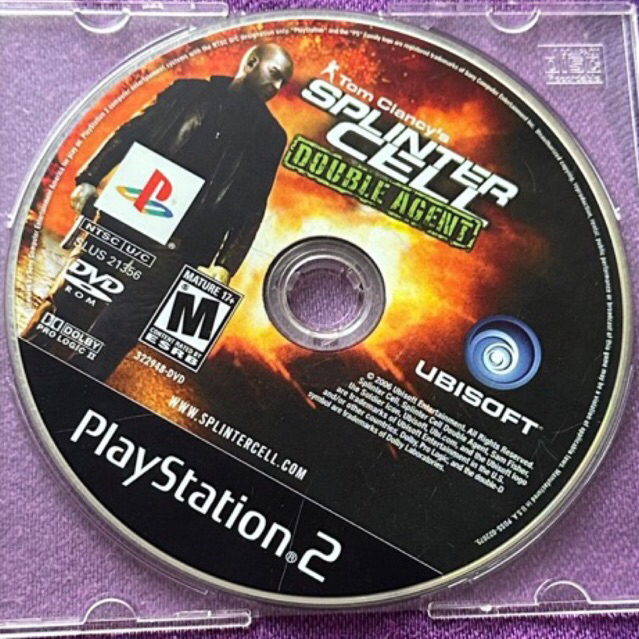 kaset ps2 ori us splinter cell double agent