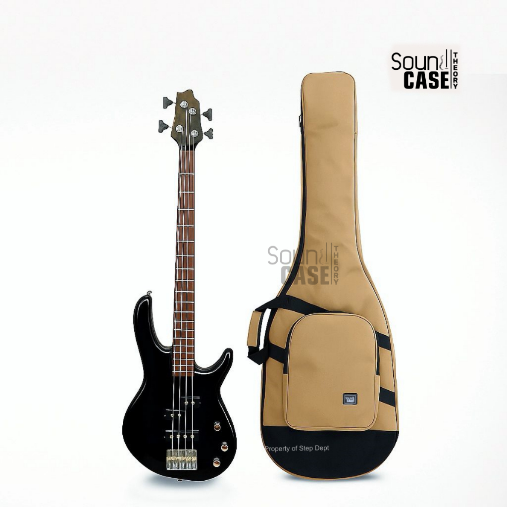Tas Bass Elektrik/ Softcase Bass Elektrik Coklat Muda