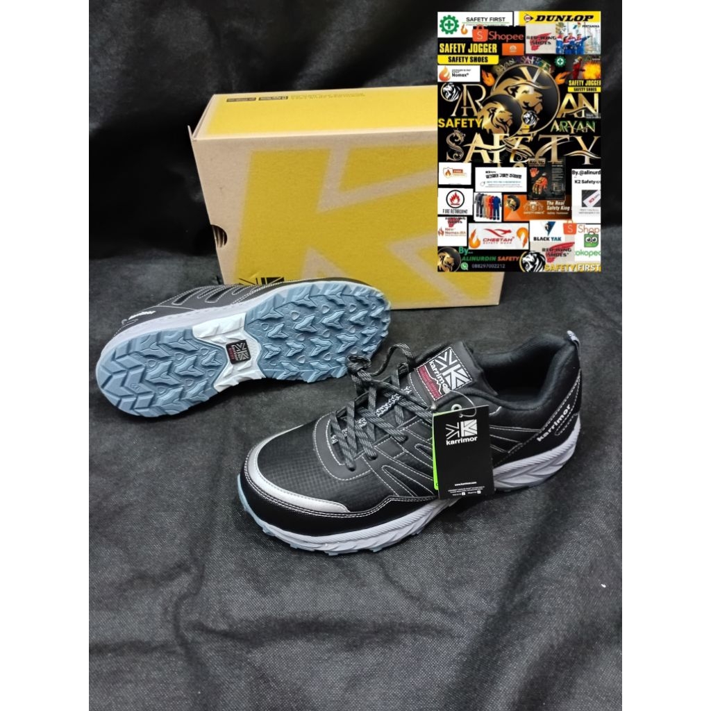 SEPATU SAFETY SPORTY SAFETY SHOES KARRIMOR SOL ABU LIMITED EDITION TERBARU 100%ORIGINAL BY MADE IN I