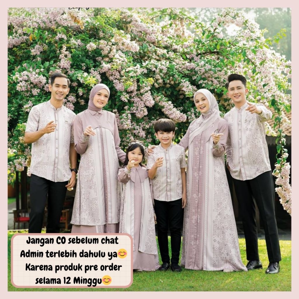Semesta sarimbit lebaran 2026 by Akifa OPEN PRE ORDER (READY FEBRUARI 2026) Family set couple keluar