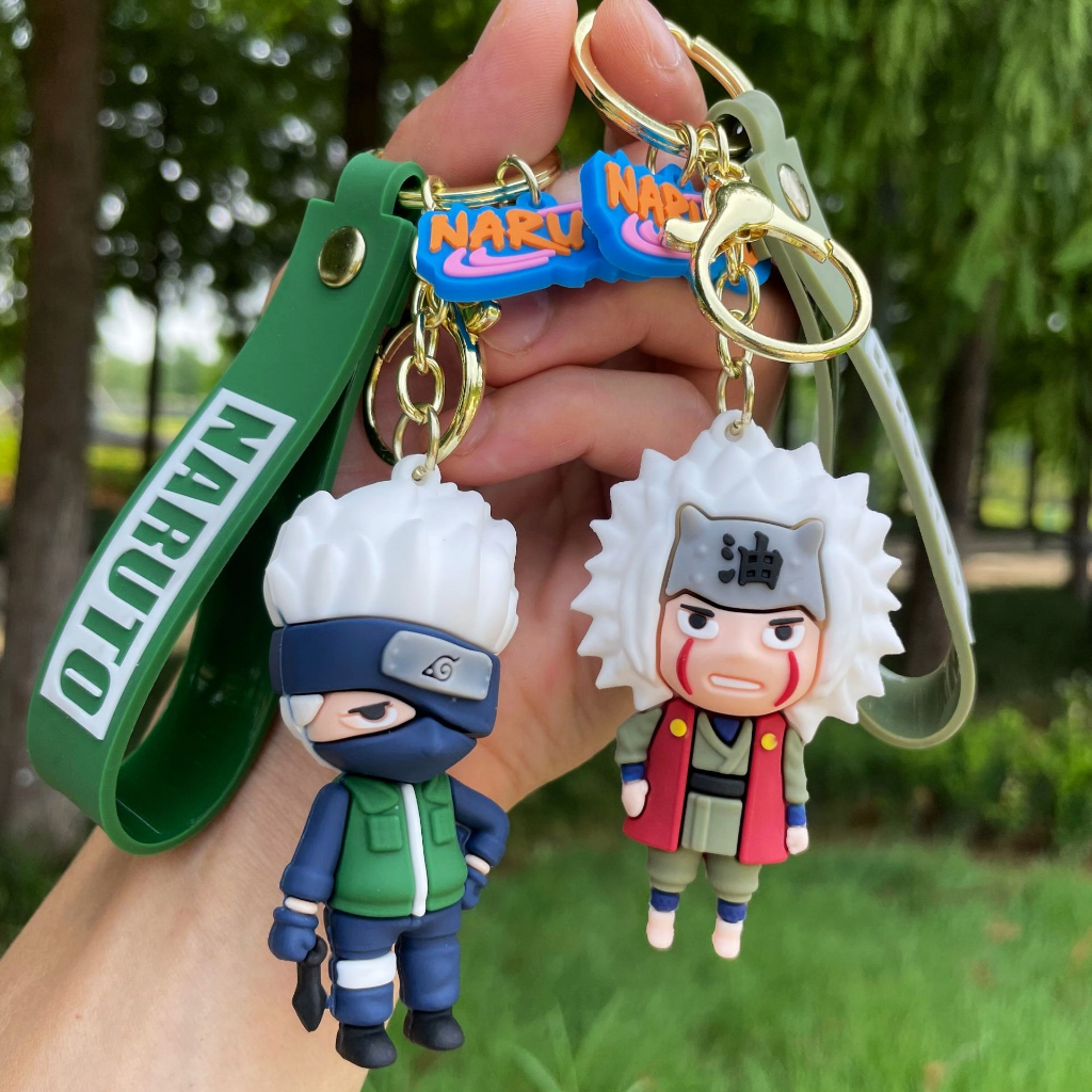 Tecnic_Capital Ganci 3D Gantungan Kunci Anime Naruto Gantungan Tas Hp Kunci Karakter Figure Naruto
