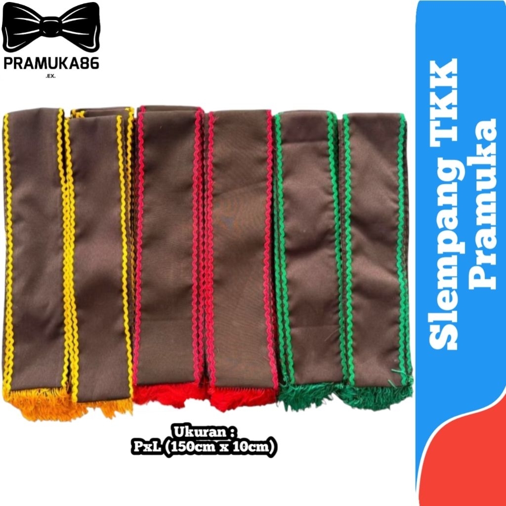 Selempang Tkk Pramuka / Selendang Tkk / Tetampan Tkk Pramuka / Slempang Tkk  Pramuka