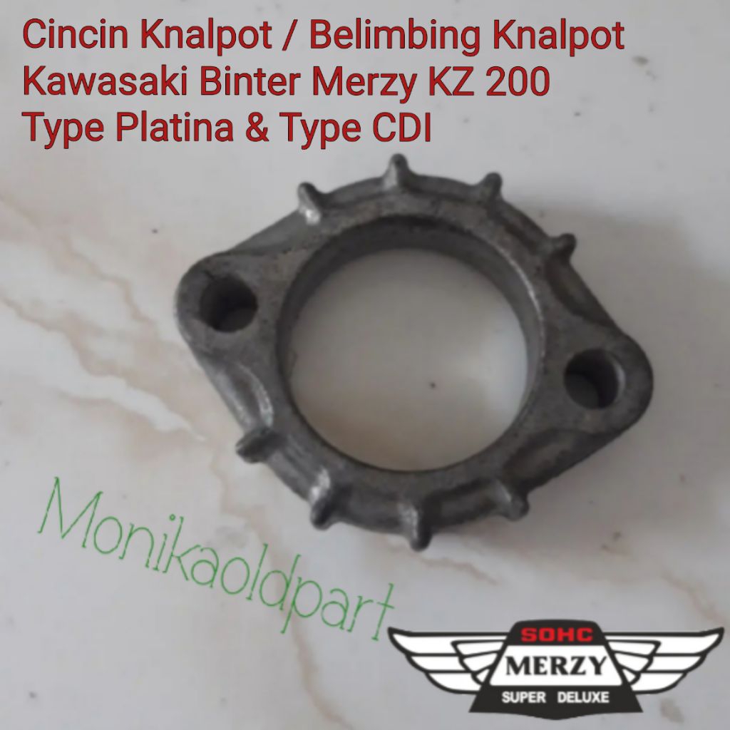 Cincin Knalpot Kawasaki Binter Merzy KZ 200 Blimbing Knalpot Binter Merzy KZ200 Original