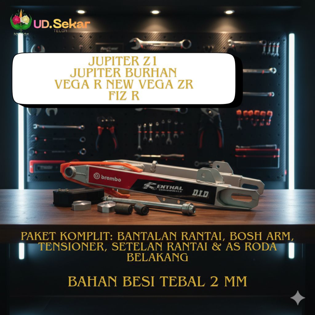 Swing Arm Arem Custom Gtx Rbt Bebek Trail Pnp Basic Yamaha Jupiter Vega Fiz R Crypton Sasis Lengan A