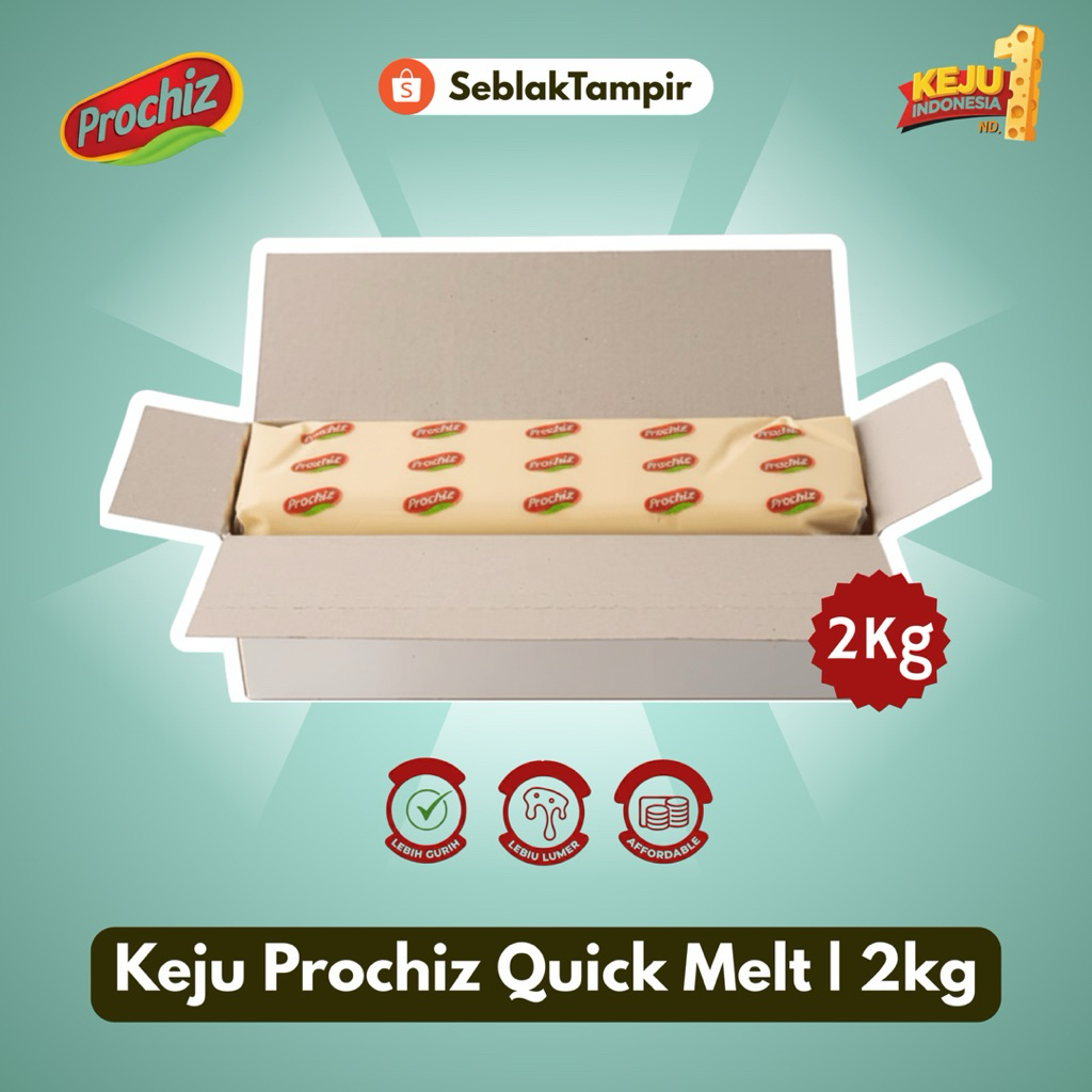 PROCHIZ QUICK MELT 2KG - Keju lumer mudah leleh