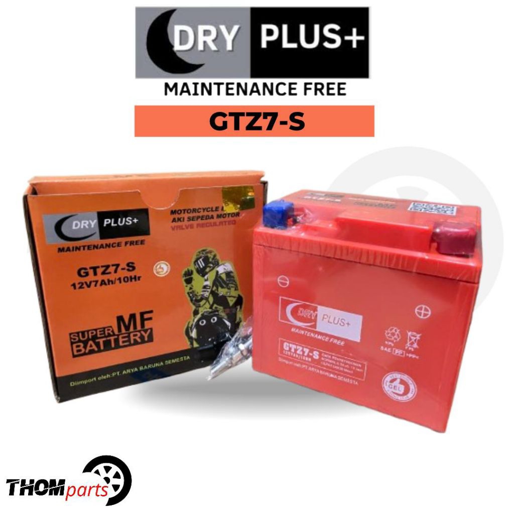 AKI DRY PLUS GTZ7S AKI KERING UNTUK MOTOR NMAX AEROX PCX VARIO 160 BEAT SCOOPY 2020