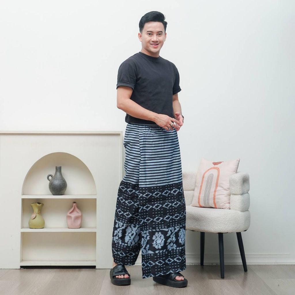 Sarung celana batik pria dewasa Sarung celana batik motif asmad