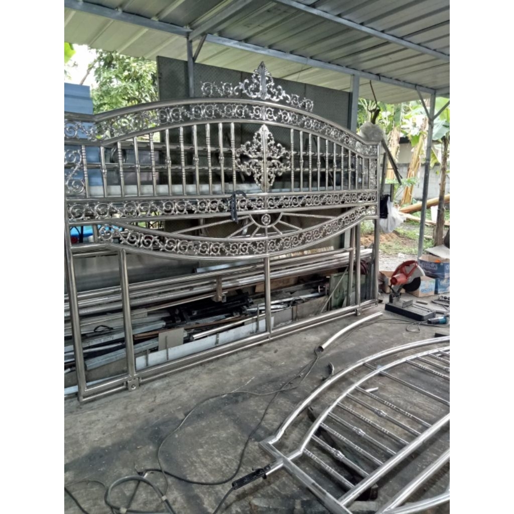 Pagar rumah stainless