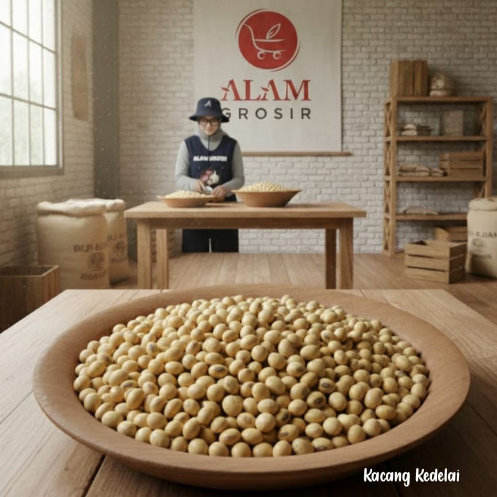 kacang Kedelai import 1kg Bola Biru Kualitas Terbaik
