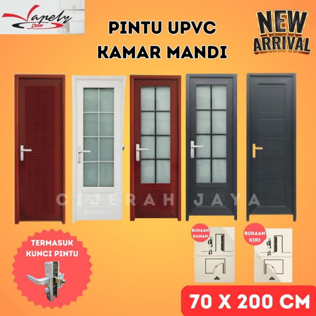 VAPELY PINTU UPVC KAMAR MANDI / VAPELY DOOR TAHAN KARAT ANTI KEROPOS ANTI KARAT / PINTU UPVC PREMIUM
