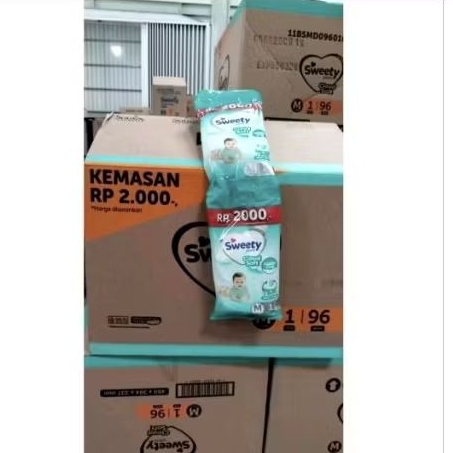 SWEETY SILVER RENCENG 1DUS/96PCS