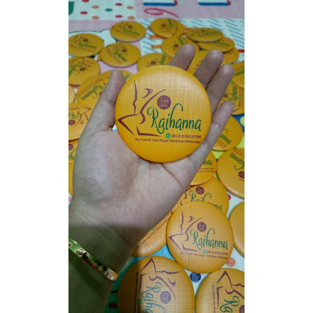 Pin Kaca 75mm (7,5cm)