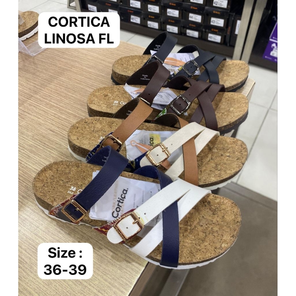 CORTICA LINOSA FL Sandal slipper wanita 36-39