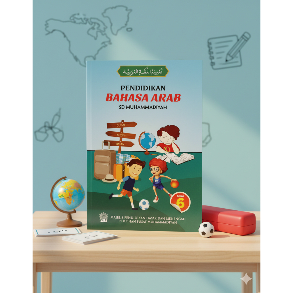 Pendidikan Bahasa Arab SD Muhammadiyah Kelas 6 Buku Original