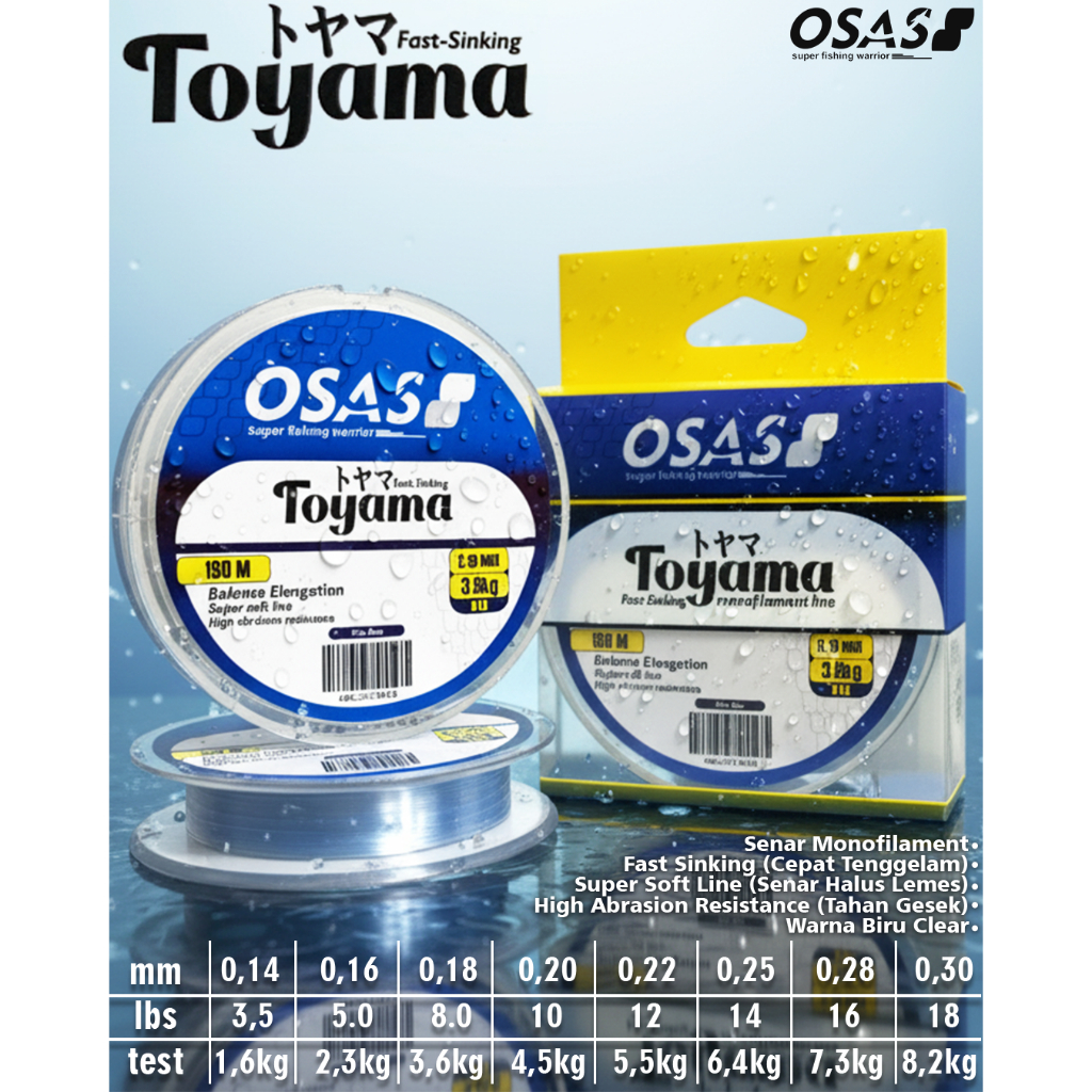 Senar Osas Toyama Viral kuat cepat tenggelam