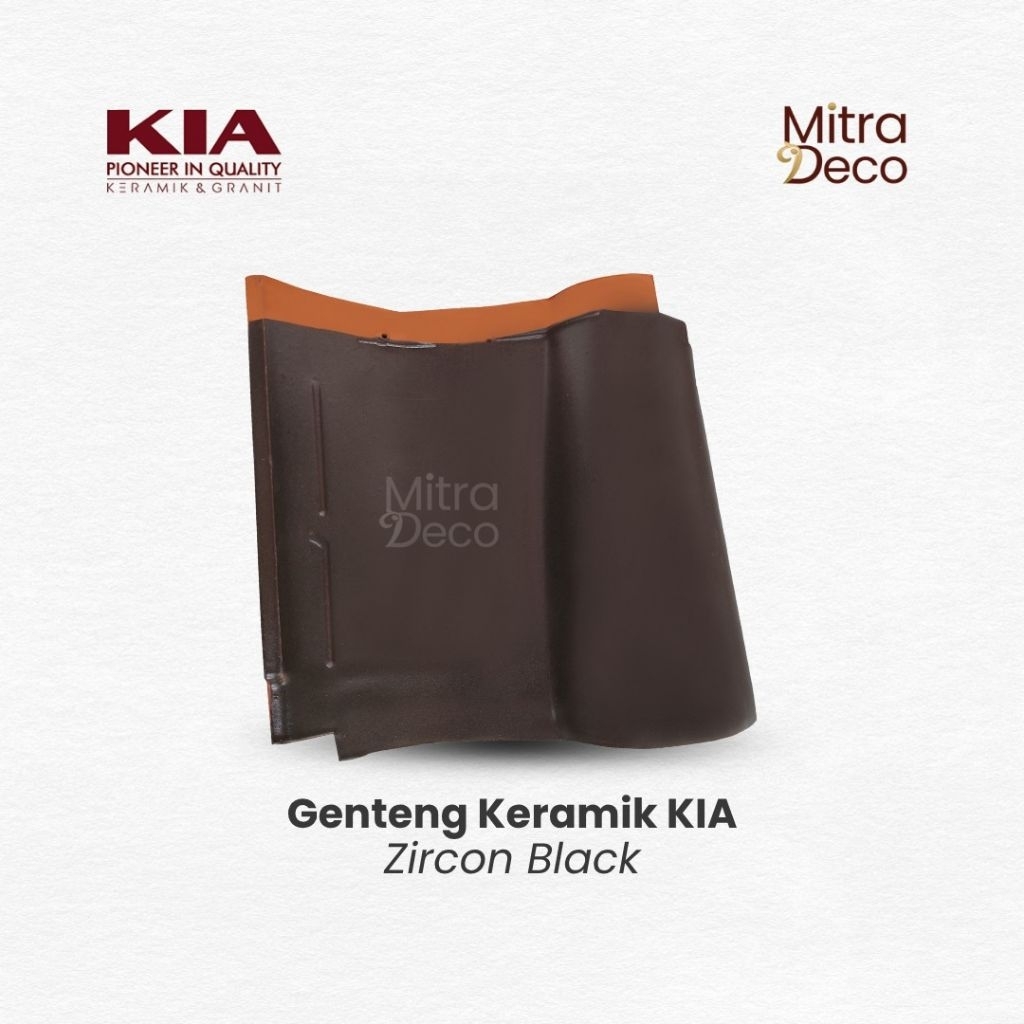 KIA Genteng Keramik ZIRCON BLACK KW1