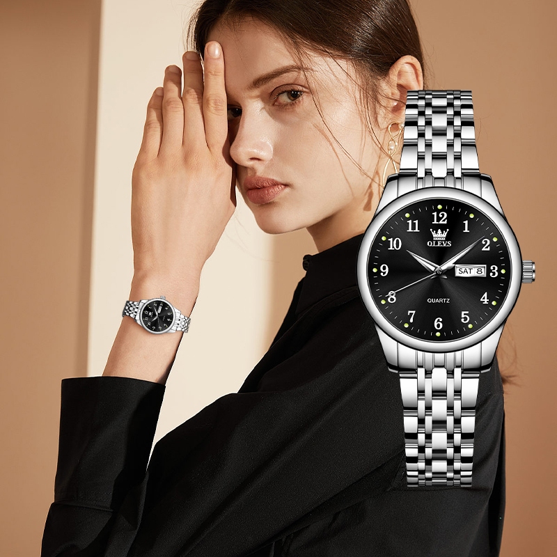 OLEVS Jam Tangan Wanita Elegan Anti Air Original 5006 COD