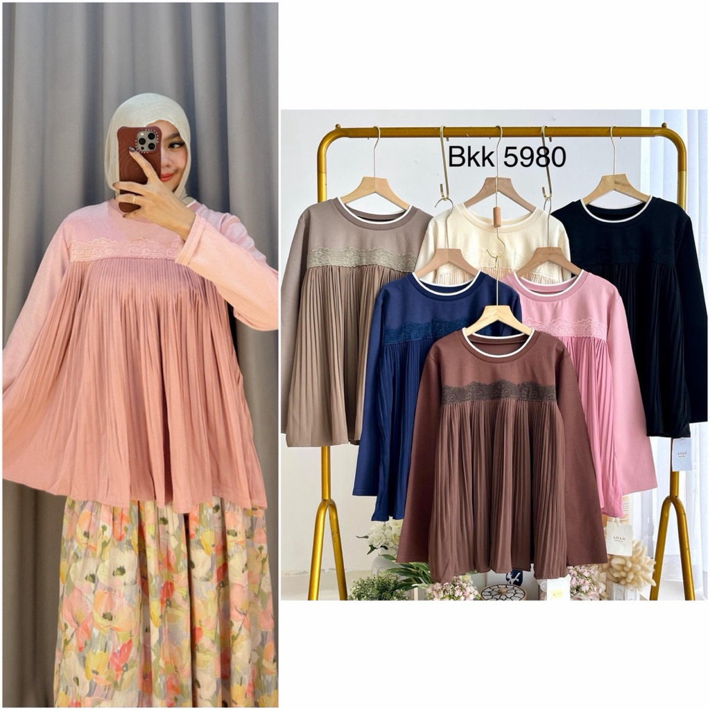 TATAOS BANGKOK RIOLA BLOUSE PLISKET RENDA IMPORT