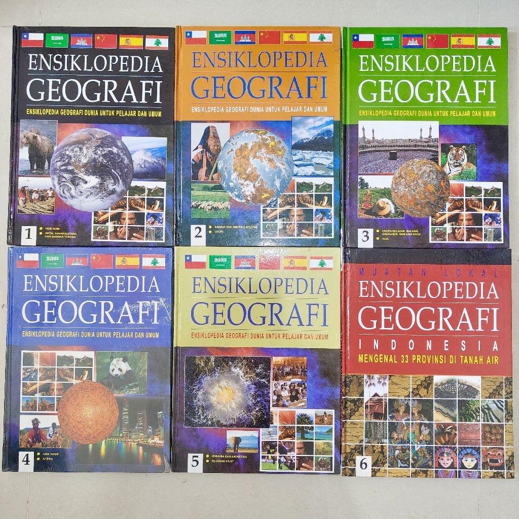 Ensiklopedia Geografi / kingfisher terjemahan / preloved