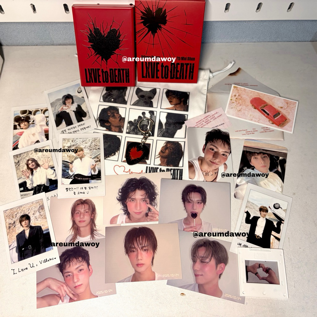 SHARING ALBUM TINCASE XDINARY HEROES LXVE to DEATH INCLUSION POLAROID