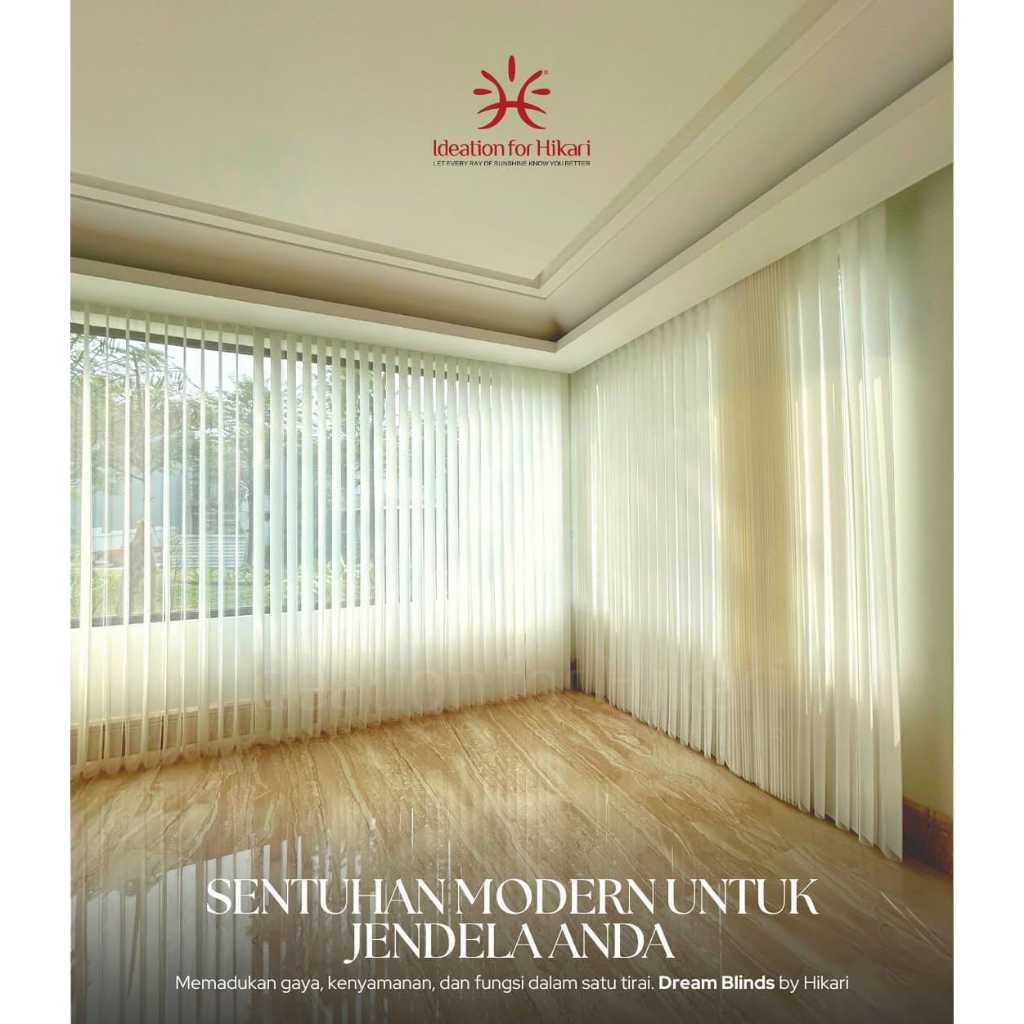 Vertikal Blind - Tirai gullung aesthentic -Vertical Blind Gorden Vertikal Roller Blind