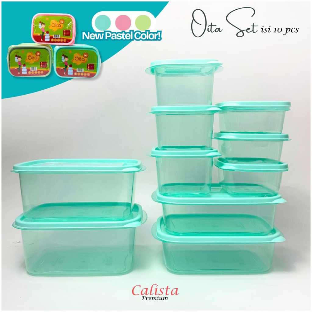 promo terbaru food kontainer toples plastik bening kulkas set calista rumoi 12pcs toples kulkas
