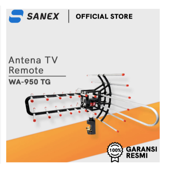 [ Sanex ] Antena TV Remote Sanex WA 950 TG / WA-950 TG /Antena TV Remote Sanex Outdoor +  Remote HDT
