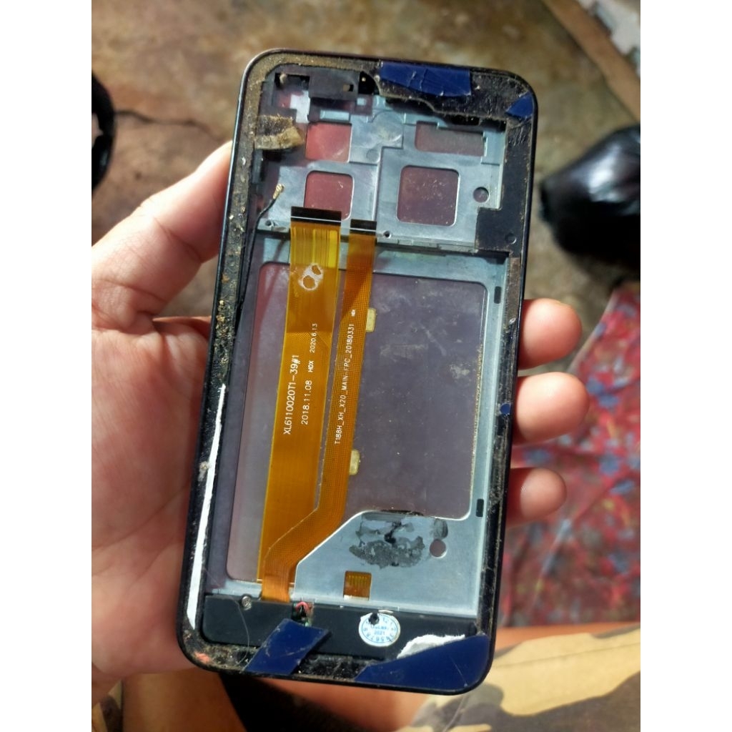 lcd ip hdc normal sentuh normal sikhakan samakan fleksibel lcdnya