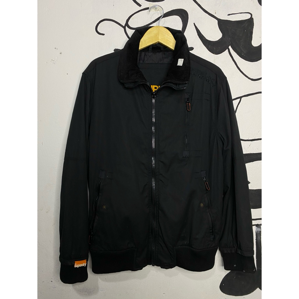 jaket bomber kerah korduroy superdry