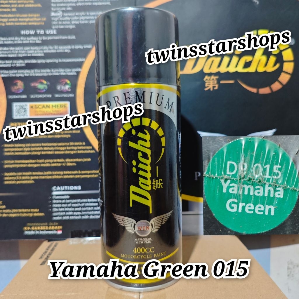 Pilok Pylox Pilox Cat Daiichi Daichi Yamaha Green 015 Hijau Glossy Mengkilap 400Cc Daici