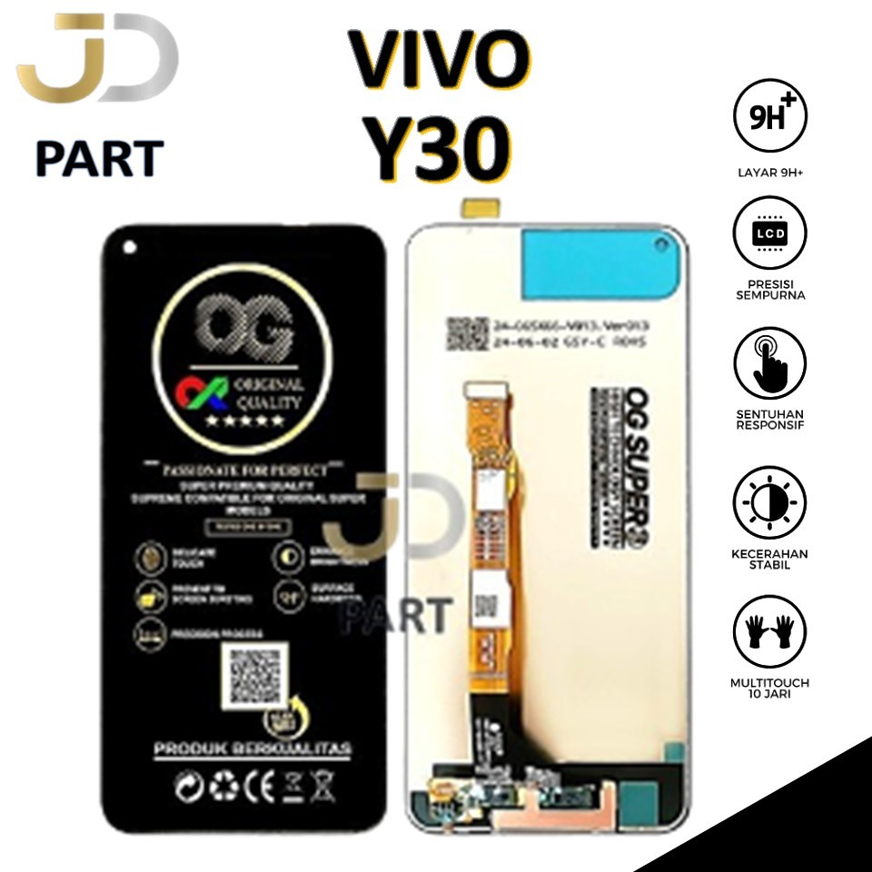 LCD TOUCHSCREEN VIVO Y30 COMPLETE ORIGINAL 100% FULLSET
