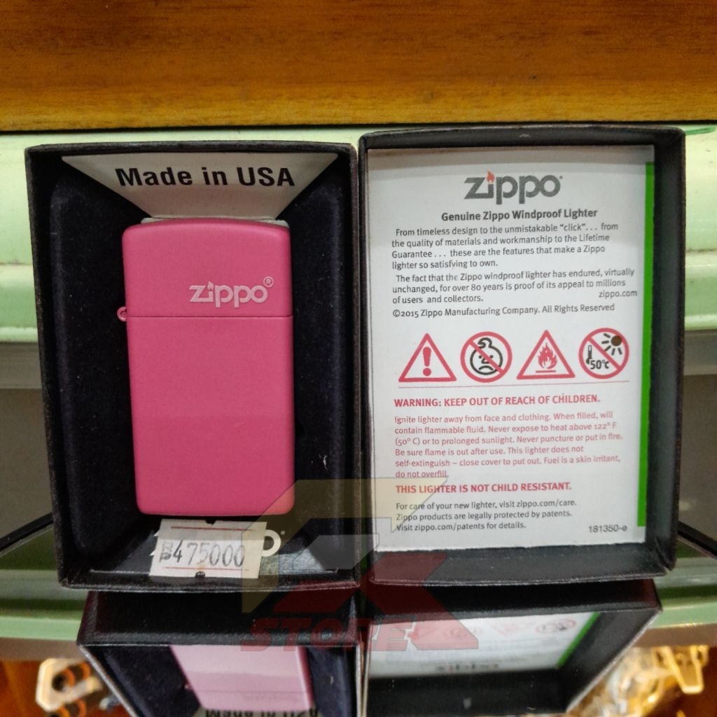 zippo lighter / pemantik api 24242zl zippo logo