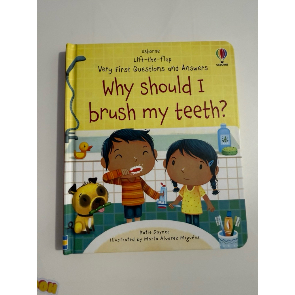 PRELOVED children board lift the flap book usborne - why should i brush my teeth | buku anak sikat g