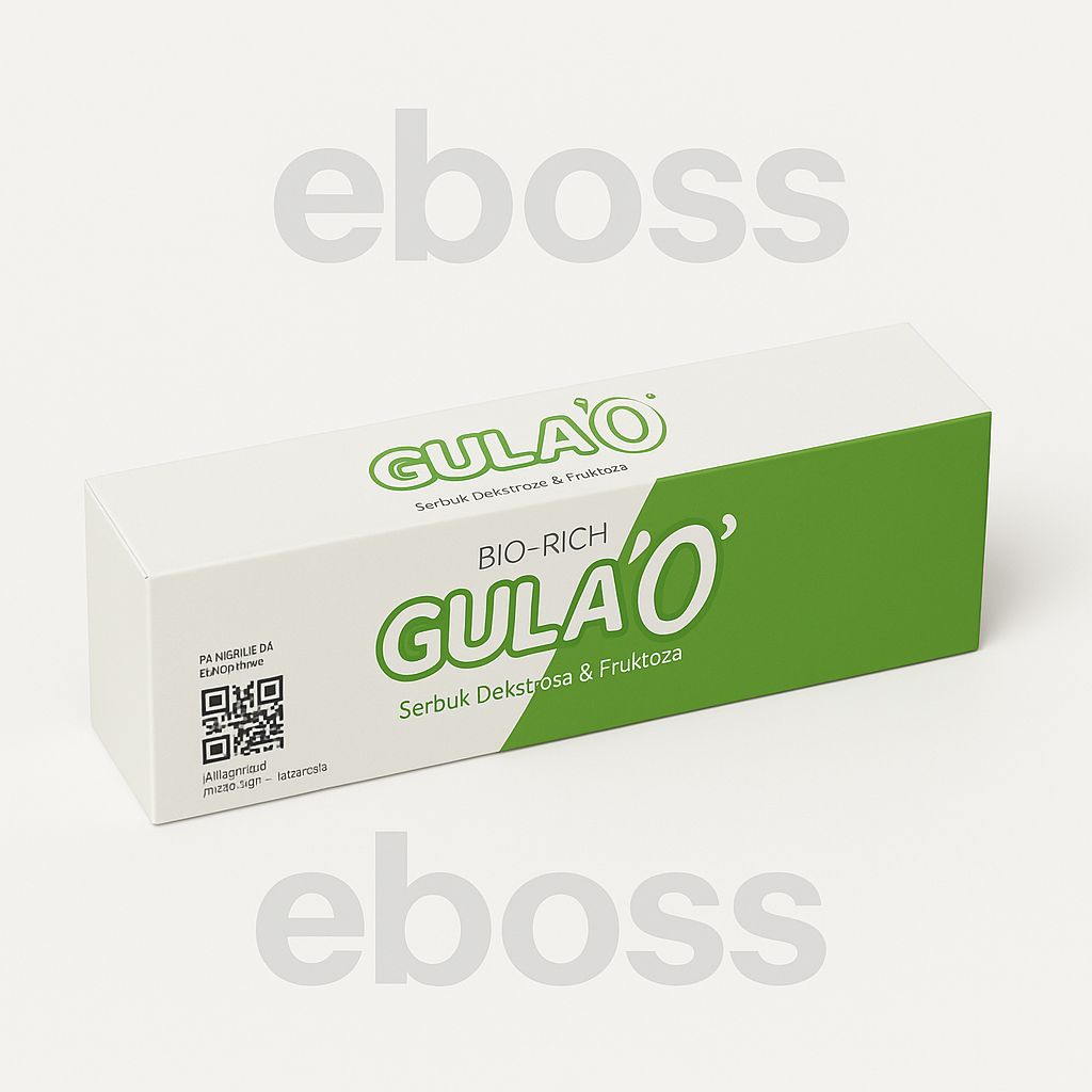 PROMO: GULA O BIO-RICH 1 BOX ISI 5 BOTOL ORIGINAL