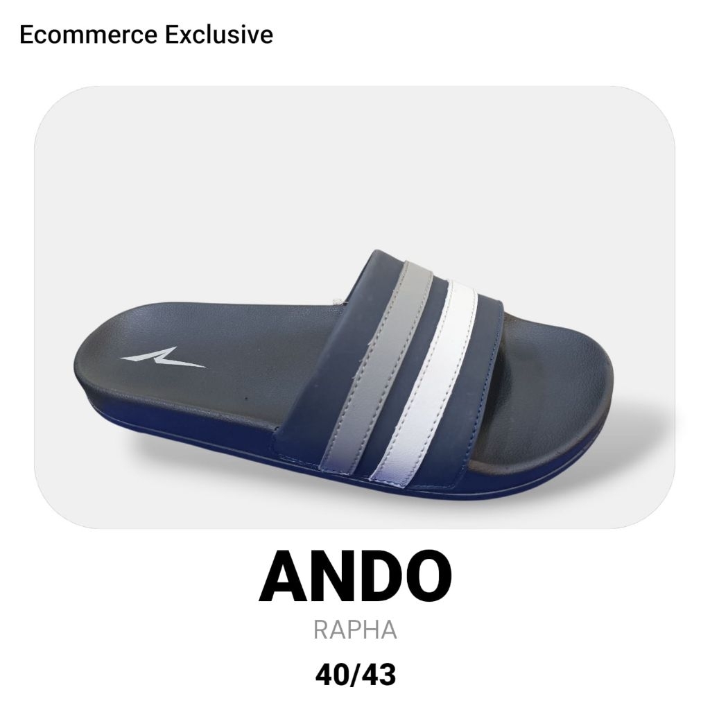 sendal Ando pria dewasa model terbaru size : 40/43