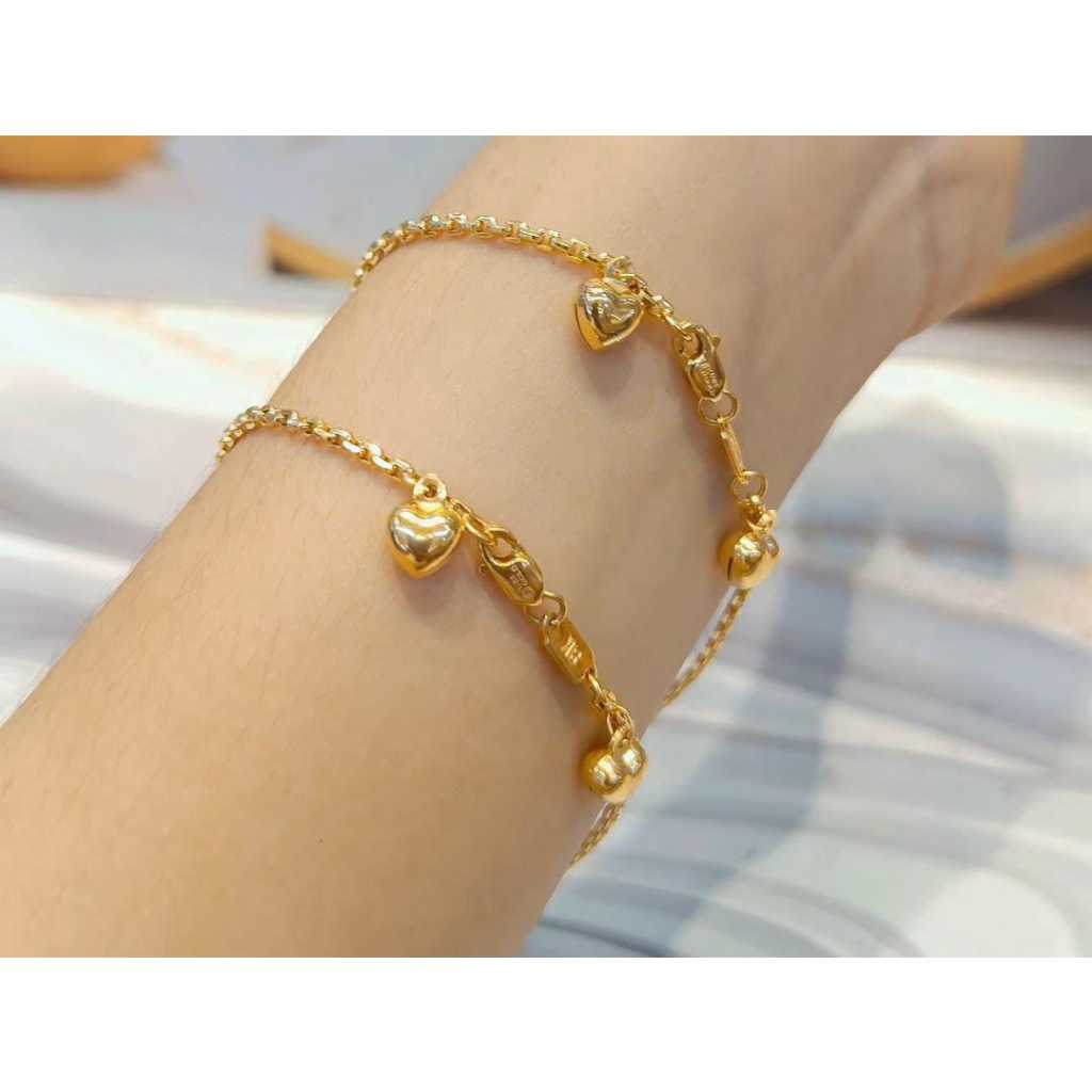 EMAS MUDA| GELANG TANGAN DEWASA RANTAI MARCOPOLO VARIASI MAINAN