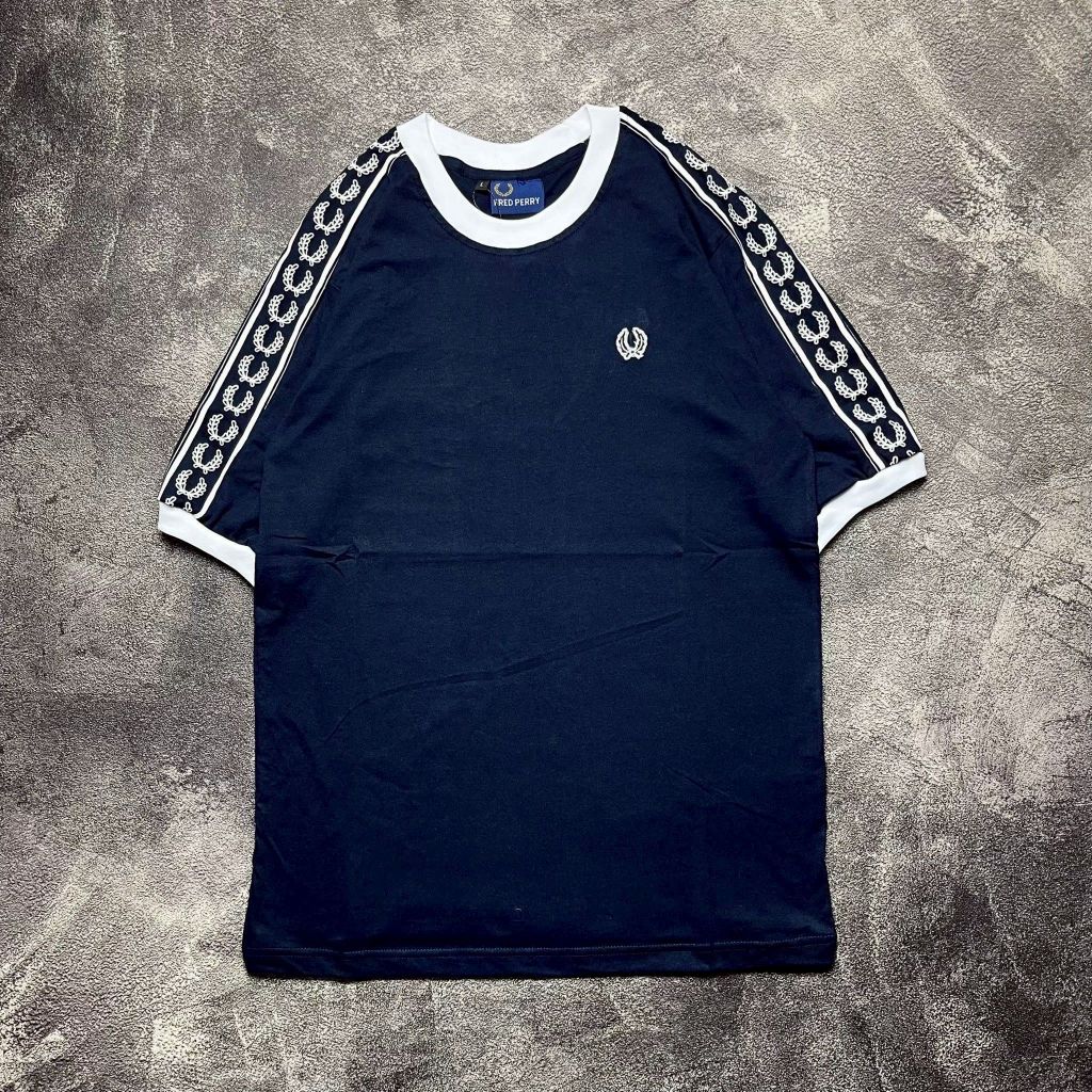 Fred Perry Kaos Pria 100% Cotton Combed 24s