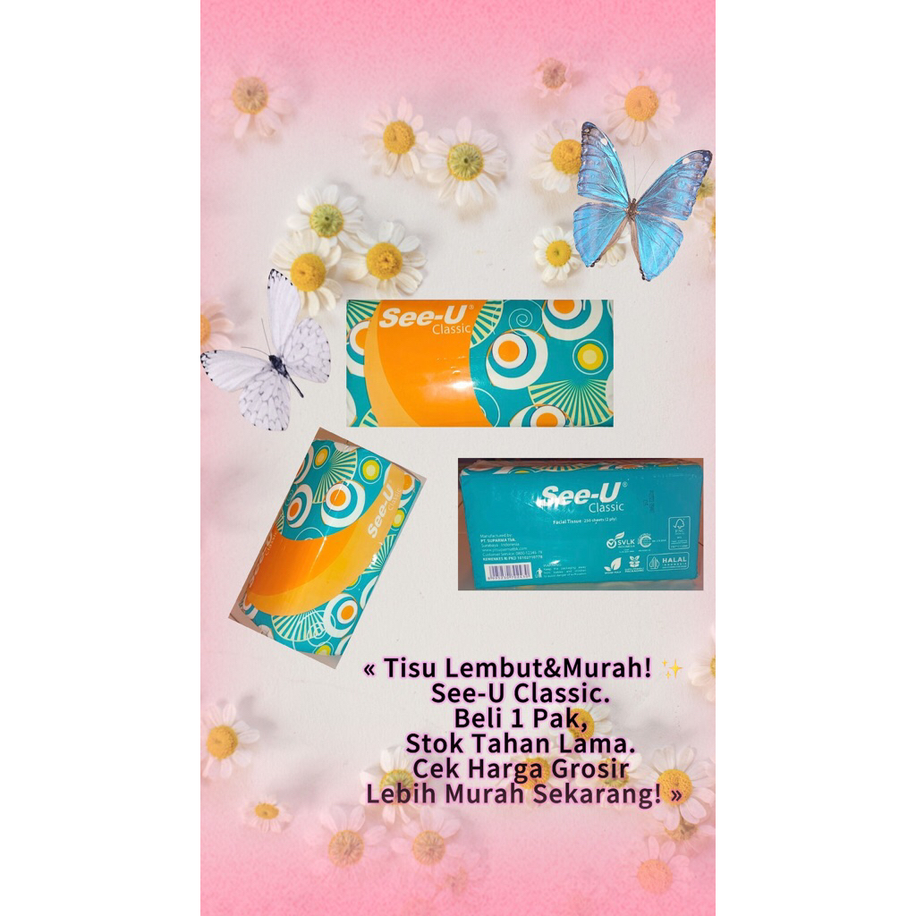 TisuSee-UClassic250Sheets2PlyGROSIR