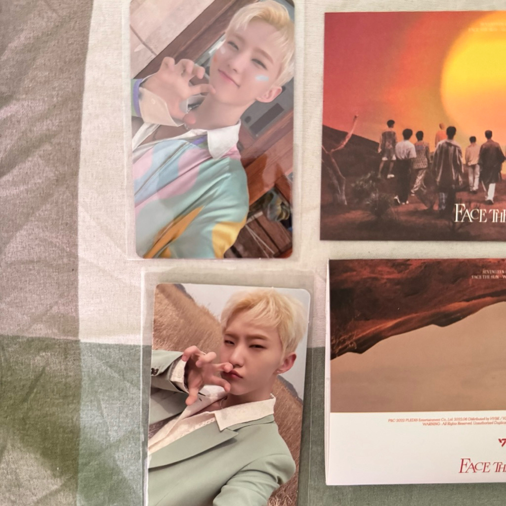 weverse album version seventeen- 4th album [FACE THE SUN] unsealed