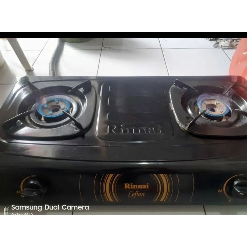 kompor rinnai 2 tungku bekas