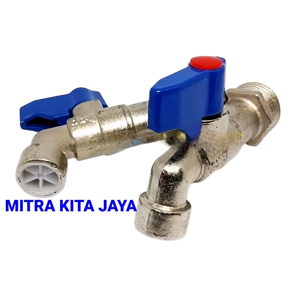 KRAN AIR BESI MODEL CEBOL / KERAN AIR CEBOL YSK / KRAN 1/2 INCH BESI / KRAN PENDEK YSK BESI BIRU