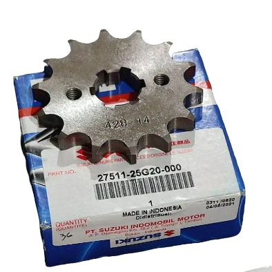 SUZUKI GEAR GIR DEPAN SATRIA FU KARBURATOR SATRIA FU FI GSX 150R/S ASLI SGP 100% 27511-25G20-000