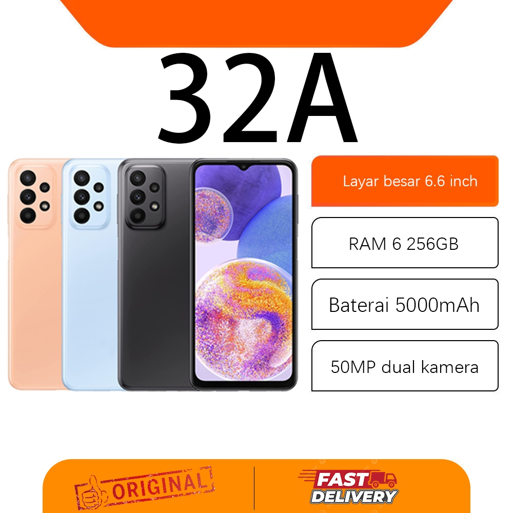 HP 32A RAM 6GB/128GB Smartphone Baru Cod
