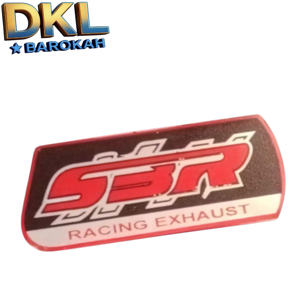 EMBLEM KNALPOT SBR RACING